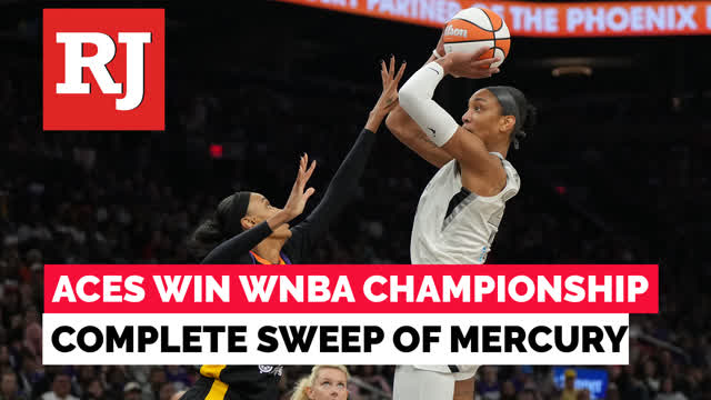 Las Vegas Review Journal Sports | Aces win third WNBA title, sweep the Mercury