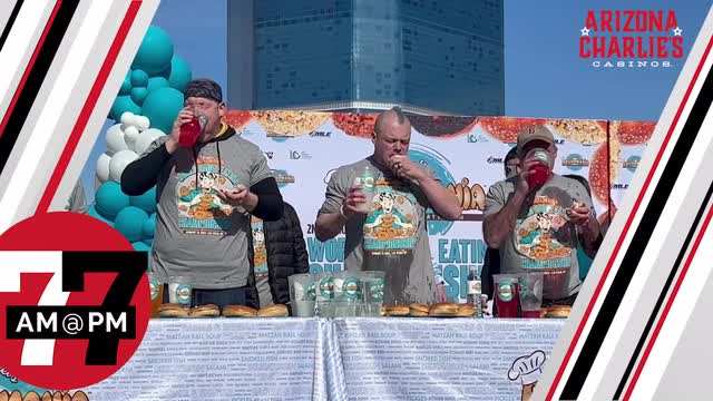 LVRJ Entertainment 7@7 | Joey Chestnut hungry to defend Bagelmania eating championship