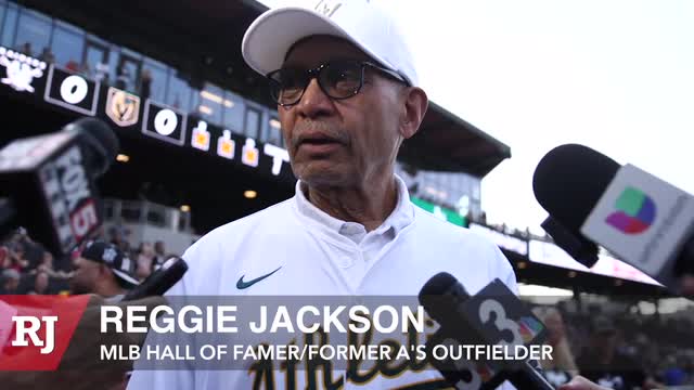 Las Vegas Review Journal Sports | Reggie Jackson comments on the A’s move to Las Vegas