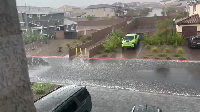 Las Vegas Review Journal News | Rain near Ann Road and 215 Beltway on July 18, 2025