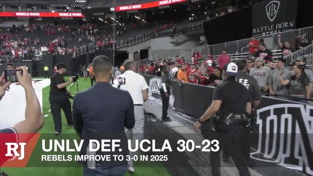 Las Vegas Review Journal Sports | UNLV Takes Down UCLA 30-23 | Highlights & Reaction