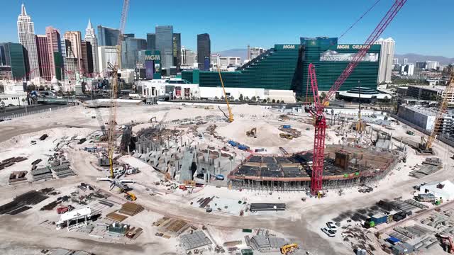 Las Vegas Review Journal News | Construction is underway for the new Las Vegas Athletics $1.75 billion Strip ballpark at the site of the former Tropicana Las Vegas