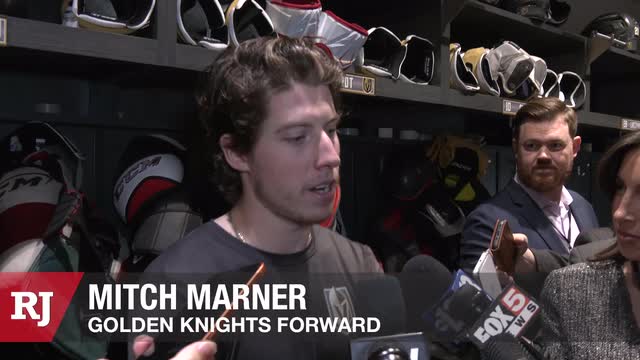 Las Vegas Review Journal Sports | Mitch Marner, Golden Knights React to Win over Toronto Maple Leafs
