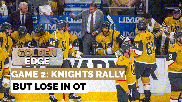 Las Vegas Review Journal Sports | Knights rally, but lose Game 2 in overtime
