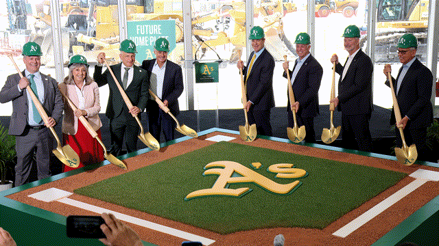 Las Vegas Review Journal Sports | Highlights from the A’s Groundbreaking Ceremony