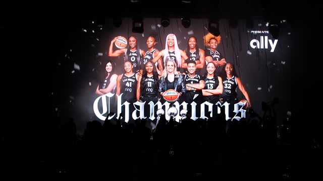 Las Vegas Review Journal Sports | Aces 2025 WNBA Championship Parade and Celebration Highlights