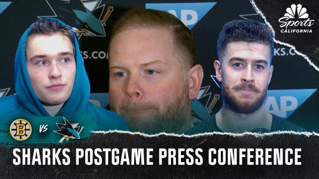 Celebrini, Warsofsky, and Askarov React to Sharks' Statement Win Over Bruins