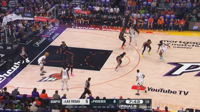 Aces' 'Big Three' Fires on All Cylinders in Playoff-Clinching Win