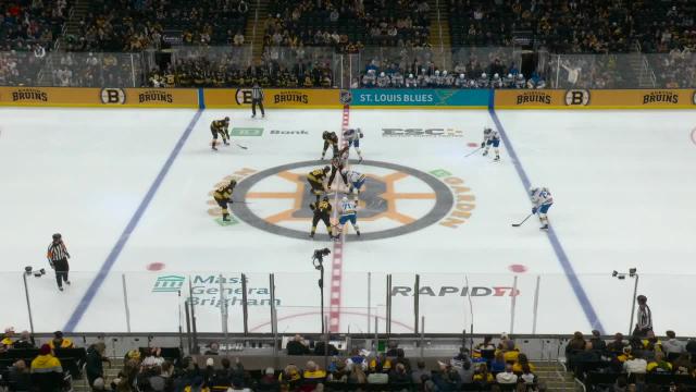 Bruins Offense Erupts in 5-1 Victory Over Blues