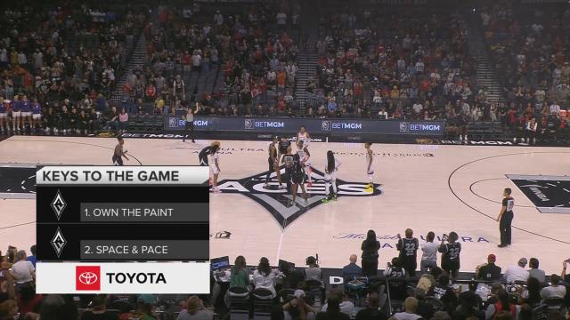 A'ja Wilson's Double-Double Powers Aces Past Mercury